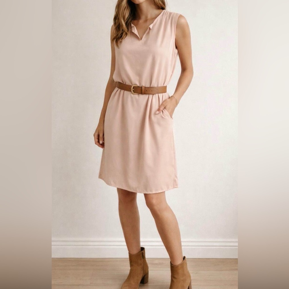 VERA MODA Blush Pink Dress, Size M